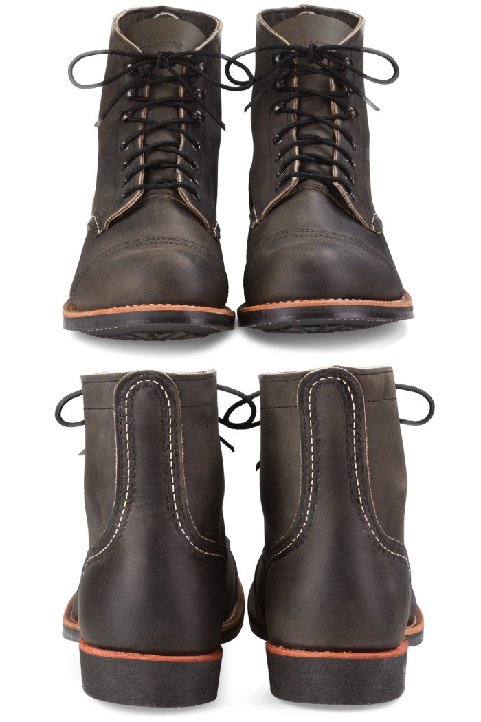 ��åɥ����� ���������� ���������󥸥㡼 ������ RED WING IRON RANGE IRON RANGER 8086 ��Charcoal "Rough & Tough"�� �֡��� ��� ��ǥ����� �졼�����åץ֡��� ����åץȥ� ���㥳���� ��ա����� ����֡���