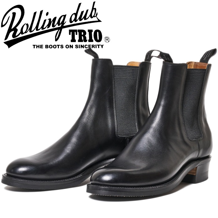 �����ͽ��� ROLLING DUB TRIO GRIFFIN SIDEGORE ������󥰥��֥ȥꥪ ����ե��� �����ɥ��� BLACK BOXCALF �ܥå��������� �����ɥ����֡��� �����륷���֡��� �쥶�� �֡��� ��� �ܳ� ����֡��� ��󥺥֡��� �쥶���֡��� ������ �����ȥɥ�