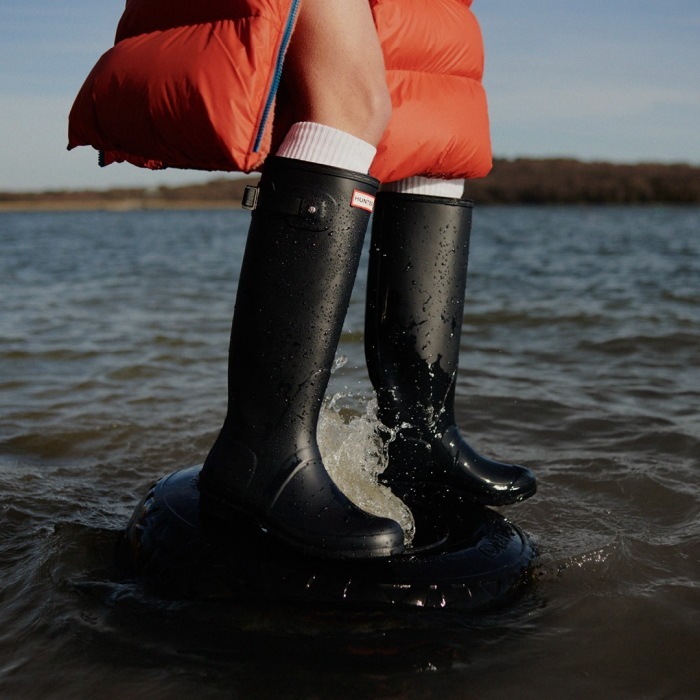 �ϥ󥿡� �쥤��֡��� ���� ��ǥ����� WFT1000RMA HUNTER ���������� WOMENS ORIGINAL TALL RAIN BOOTS ���ꥸ�ʥ� �ȡ��� Ĺ�� �ɿ� ��С��֡��� 
