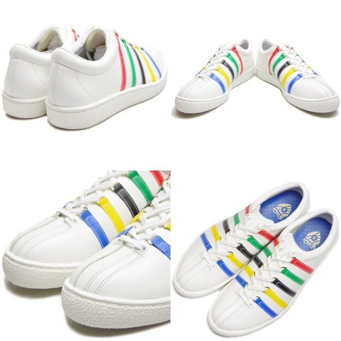 ��SALE��50��OFF�� ���������� ���饷�å�66 K-SWISS CLASSIC 66 JPN TYO WHITE/MULTI 36100310 ���饷�å� ���ˡ����� ��� �������å� �쥶�� ������ ���� ������ �ܳ� �� ���塼�� �����奢�� ���ȥ饤�� �����ȥ�������