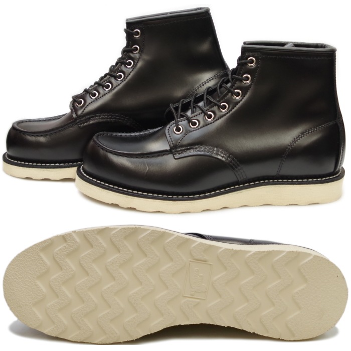 ��åɥ����� ���饷�å� ��� RED WING 8848 ��Black "Chaparral"�� Classic Work 6" CLASSIC MOC �֥�å� ����ѥ�� ��å��ȥ� ����֡��� ���