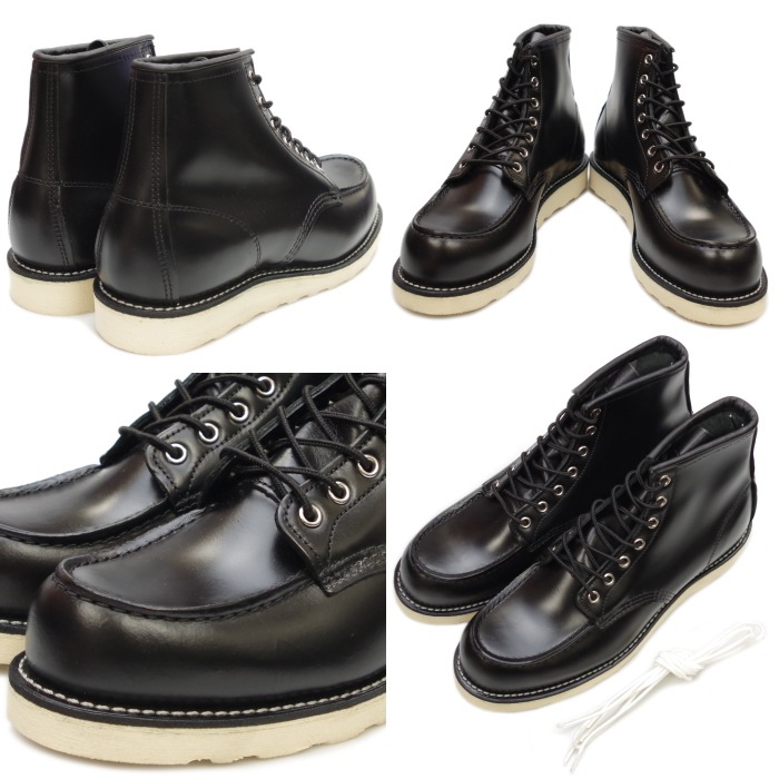 ��åɥ����� ���饷�å� ��� RED WING 8848 ��Black "Chaparral"�� Classic Work 6" CLASSIC MOC �֥�å� ����ѥ�� ��å��ȥ� ����֡��� ���