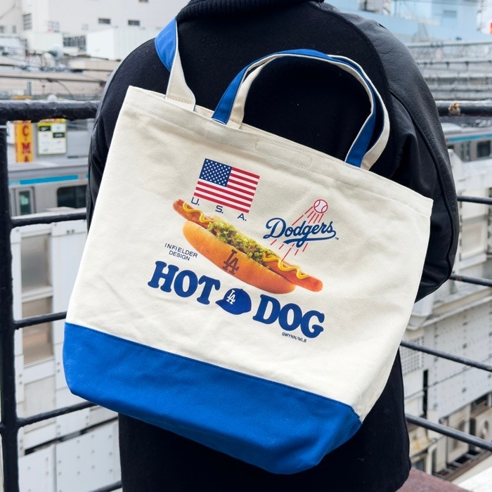 ����ե���������ǥ����� �᥸�㡼�꡼���١����ܡ��� INFIELDER DESIGN��MLB HOTDOG TOTE 2WAY BAG MLB-258 �ۥåȥɥå� �ȡ��ȥХå� �����Х� �����ɥХå� ���������Хå� ��� ��ǥ����� �̳� ���