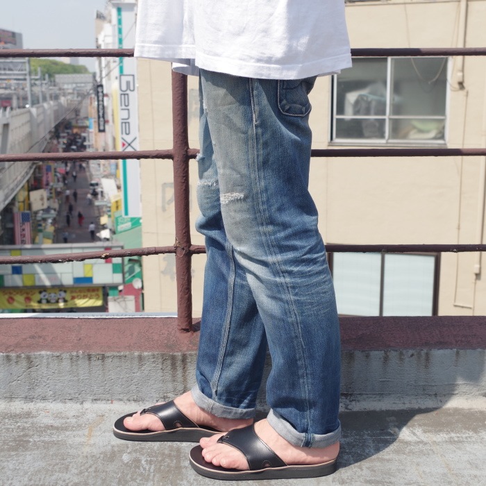 �������ޥ� �ӡ����磻�� THE SANDALMAN BEACH WIDE CHROMEXCEL �����२������ �ӡ���������� ������� ��� �쥶�� ����ꥫ�� �����ȥɥ� SANDAL 