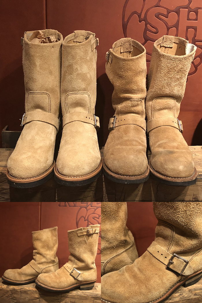 ��åɥ����� ���󥸥˥��֡��� RED WING 9269 ��Tan "Bullhide" Roughout�� 11" ENGINEER BOOT