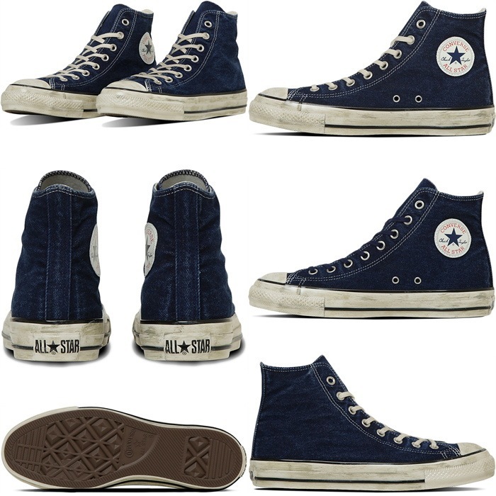 ����С��� �����륹���� �ϥ����å� CONVERSE ALL STAR AGED FADEDDENIM AG HI �������� �ե����ǥåɥǥ˥� ��� ���ˡ����� �ǥ˥� �����奢�� ������ơ��� �� ���塼�� ������� ������桼�� ������� ���� ������
