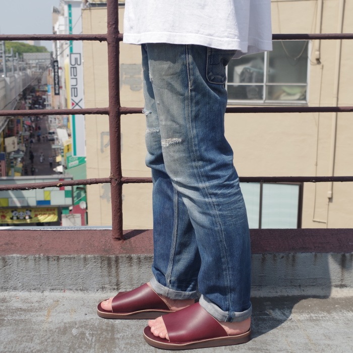 �������ޥ� ���饤���� THE SANDALMAN SLIDERS CHROMEXCEL �����२������ ���饤�ɥ������ ������� ��� �쥶�� ����ꥫ�� �����ȥɥ� 