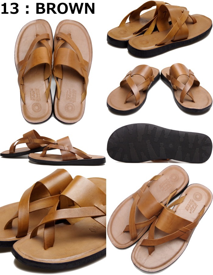 ��SALE��53��OFF�� EDER SHOES ��� ������ ������� �쥶�� 4304 �쥶��������� �ȥ󥰥������ �ܳ� LEATHER SANDAL �����ꥢ�� MADE IN ITARY