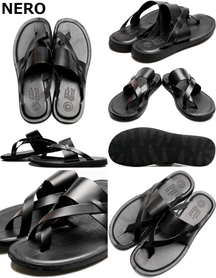 ��SALE��53��OFF�� EDER SHOES ��� ������ ������� �쥶�� 4304 �쥶��������� �ȥ󥰥������ �ܳ� LEATHER SANDAL �����ꥢ�� MADE IN ITARY