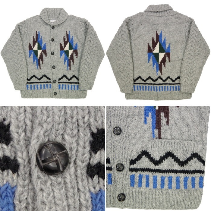 MONKEY WEAR COWICHAN KNIT CARDIGAN FT002 ��󥭡������� �������� �˥å� �����ǥ����� ��� �������󥻡����� �������󥫡��ǥ����� �������� �ϥ�ɥᥤ�� ���ᥫ�� �ͥ��ƥ����� ������100% �ͥѡ�����