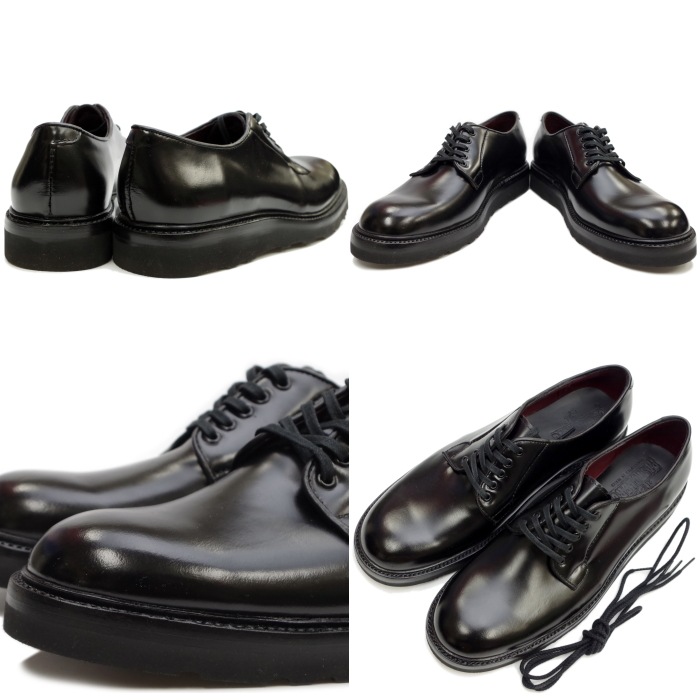 ��SALE��50��OFF�� �ԥ��ȥ�� ���ե��������塼�� PISTOLERO OFFICER SHOES 117-01 �֥�å� �ץ졼��ȥ����塼�� ��� �֡��� �ܳ� ����֡��� ���å����ե����� �����ӡ����塼�� �ᥭ������ ����̵�� �ڤ������б���