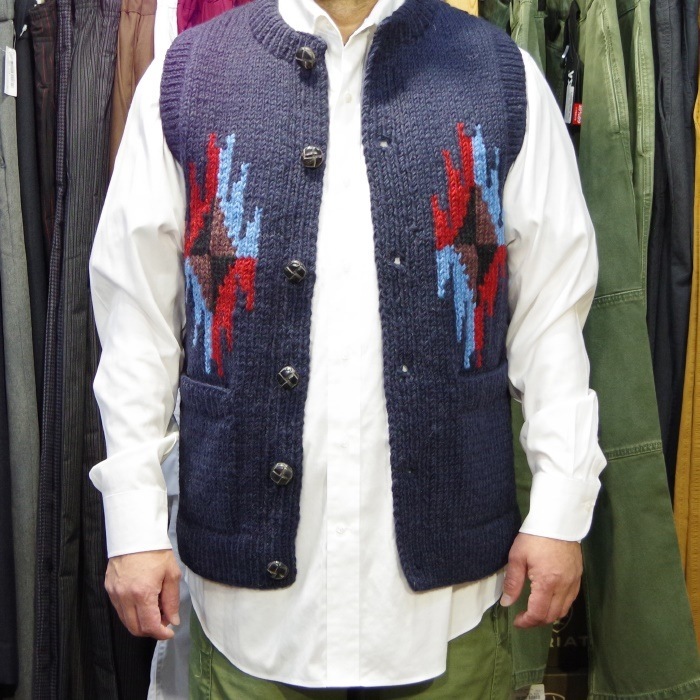 MONKEY WEAR COWICHAN KNIT VEST FT001 ��󥭡������� �������� �˥å� �٥��� ��� �������󥻡����� ��������٥��� �������� �ϥ�ɥᥤ�� ���ᥫ�� �ͥ��ƥ����� ������100% �ͥѡ�����