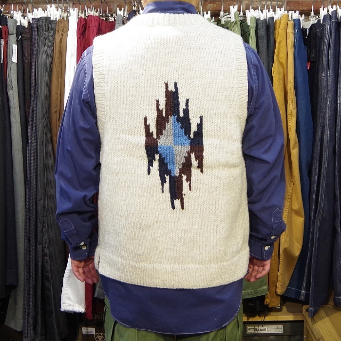 MONKEY WEAR COWICHAN KNIT VEST FT001 ��󥭡������� �������� �˥å� �٥��� ��� �������󥻡����� ��������٥��� �������� �ϥ�ɥᥤ�� ���ᥫ�� �ͥ��ƥ����� ������100% �ͥѡ�����