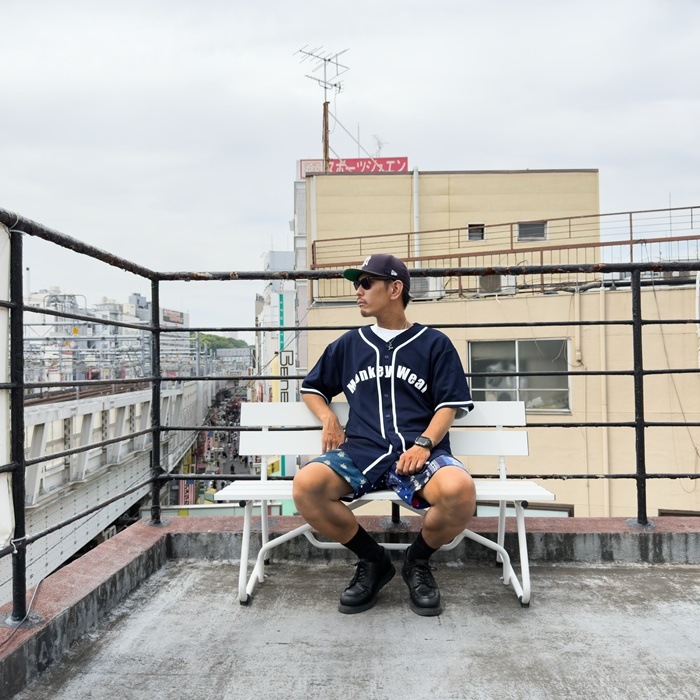 ��SALE��50��OFF�� MONKEY WEAR BASEBALL SHIRTS ��󥭡������� �١����ܡ��륷��� ��󥺥���� Ⱦµ����� ����� ��� Ⱦµ �ȥåץ� ���ߥ���� ���ᥫ�� ���㡼�� �����奢�륦���� ������� �ץ쥼��� ���ե�