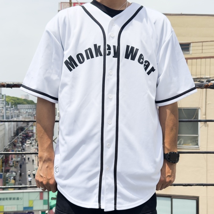 ��SALE��50��OFF�� MONKEY WEAR BASEBALL SHIRTS ��󥭡������� �١����ܡ��륷��� ��󥺥���� Ⱦµ����� ����� ��� Ⱦµ �ȥåץ� ���ߥ���� ���ᥫ�� ���㡼�� �����奢�륦���� ������� �ץ쥼��� ���ե�