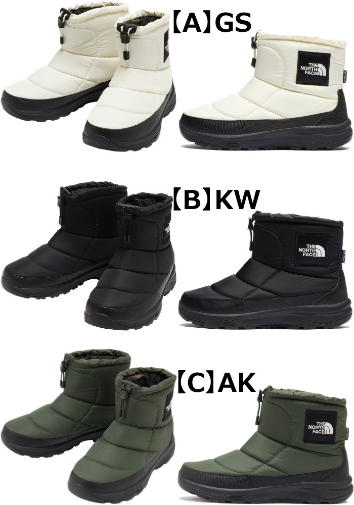 ��SALE��30��OFF�� �����Ρ������ե����� �̥ץ� ��� ��ǥ����� THE NORTH FACE Nuptse Bootie WP Logo Short NF52280 �֡��� �֡��ƥ� �����������ץ롼�� ��󥺥֡��� ���Ρ��֡��� �ɿ� �����ȥɥ� ������ ������