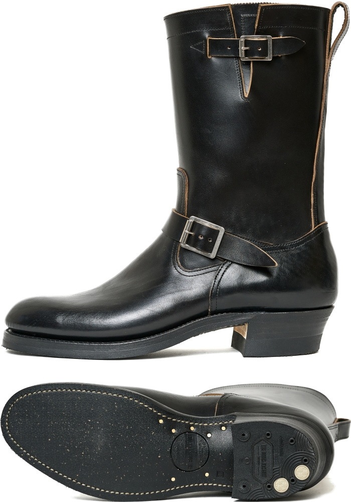 �����ͽ��� ROLLING DUB TRIO GRIFFIN ENGINEER II ������󥰥��֥ȥꥪ ����ե��� HORSEBUTT BLACK �ۡ����Хåȥ֥�å� ���󥸥˥��֡��� �쥶�� �֡��� ��� �ܳ� ����֡��� ���󥸥˥� ������ �ۡ����쥶�� �����奢�� �����ȥɥ� ������