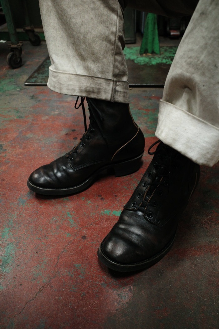 �����ͽ��� ROLLING DUB TRIO GRIFFIN ENGINEER II ������󥰥��֥ȥꥪ ����ե��� HORSEBUTT BLACK �ۡ����Хåȥ֥�å� ���󥸥˥��֡��� �쥶�� �֡��� ��� �ܳ� ����֡��� ���󥸥˥� ������ �ۡ����쥶�� �����奢�� �����ȥɥ� ������