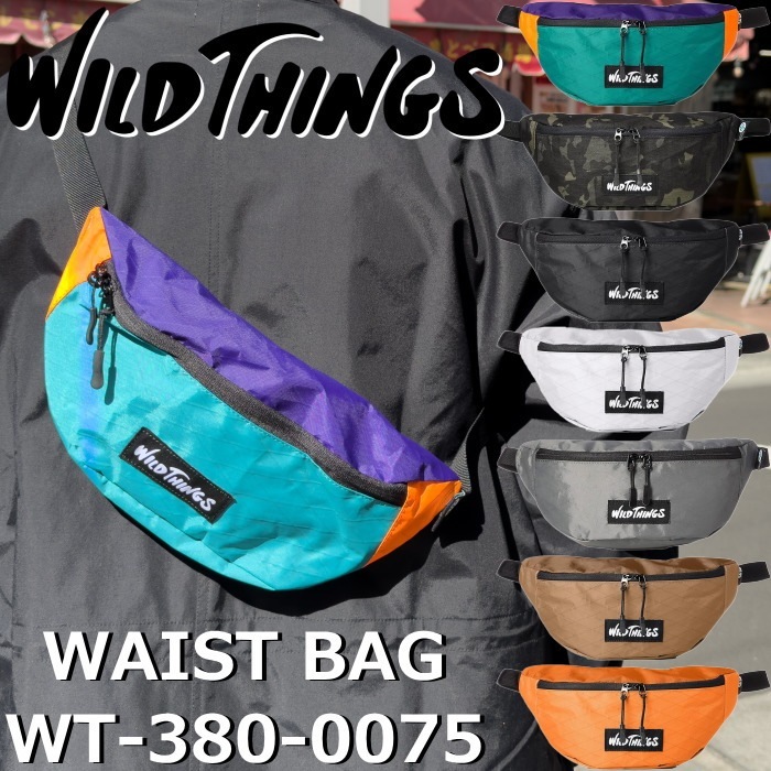 �磻��ɥ��󥰥� ���������Хå� WILD THINGS WAIST BAG WT-380-0075 �������ȥХå� �ܥǥ��Хå� ��󥷥����� �ߥ˥������� ��� ��ǥ����� ��󥺥Хå� ι�� ������ �����ȥɥ�