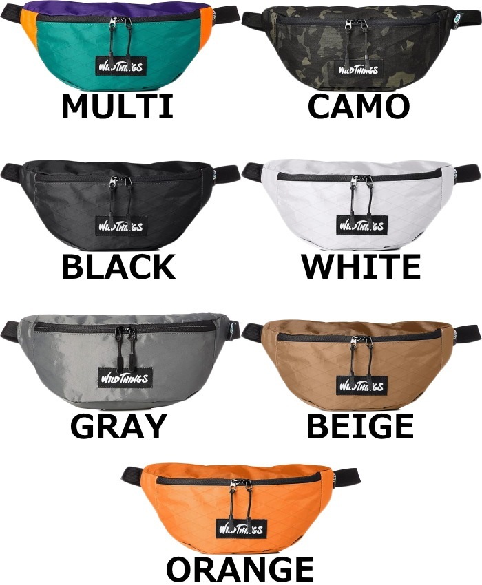 �磻��ɥ��󥰥� ���������Хå� WILD THINGS WAIST BAG WT-380-0075 �������ȥХå� �ܥǥ��Хå� ��󥷥����� �ߥ˥������� ��� ��ǥ����� ��󥺥Хå� ι�� ������ �����ȥɥ�