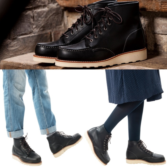 ��åɥ����� �֡��� ��ǥ����� �ܳ� RED WING 3373 ��Black "Boundary"�� 6" Classic Moc �֥�å� �Х�����꡼ ����֡��� ������å��奻�å��� 