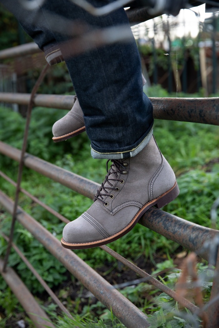 ��åɥ����� ���������� ���������󥸥㡼 ������ RED WING IRON RANGE IRON RANGER 8087 ��Slate "Muleskinner"�� �֡��� ��� ��ǥ����� �졼�����åץ֡��� ����åץȥ� ���졼�� �ߥ塼�륹���ʡ� ����֡���