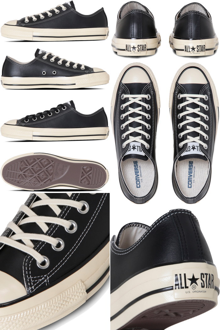 ����С��� �����륹���� �������å� CONVERSE LEATHER ALL STAR US OX U.S. ORIGINATOR ���ꥸ�͡����� ��� ���ˡ����� �쥶�� �ܳ� �����奢�� ������ơ��� �� ���塼�� ������� ������ ����̵�� 2024���߿���