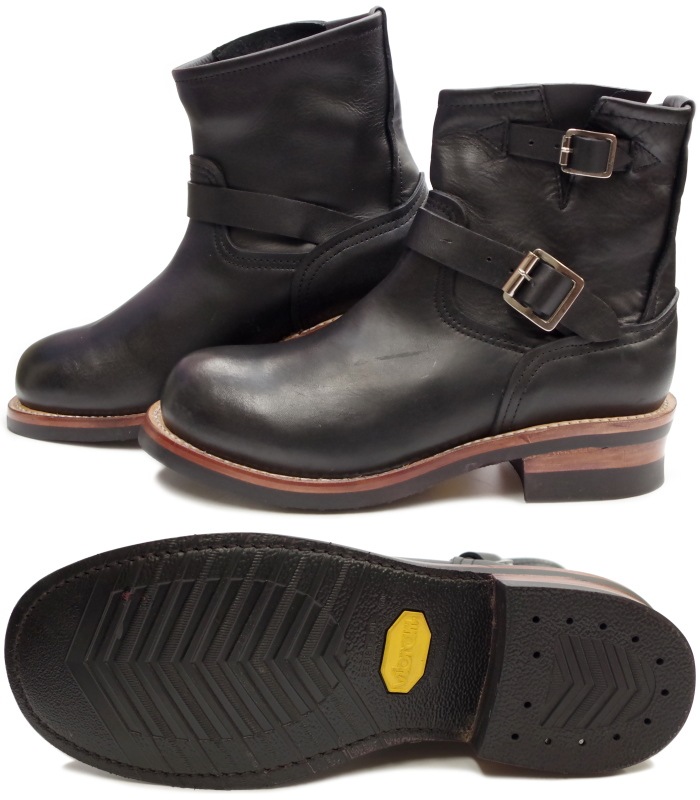 ��SALE��50��OFF�� �ԥ��ȥ�� ���󥸥˥��֡��� PISTOLERO 7"ENGINEER BOOTS 121-01 �֥�å� ���硼�ȥ��󥸥˥� ��� �ܳ� �֡��� ����֡��� ��������̵�� �ᥭ������ ����̵�� �ڤ������б���