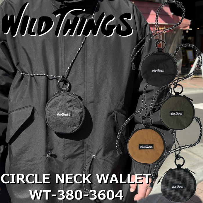 �磻��ɥ��󥰥� ��������ͥå�������å� WILD THINGS CIRCLE NECK WALLET WT-380-3604 ���� �����󥱡��� �ߥ˥�����å� ��� ��ǥ����� �����ȥɥ� ��������դ� �ץ쥼��� ���ե�