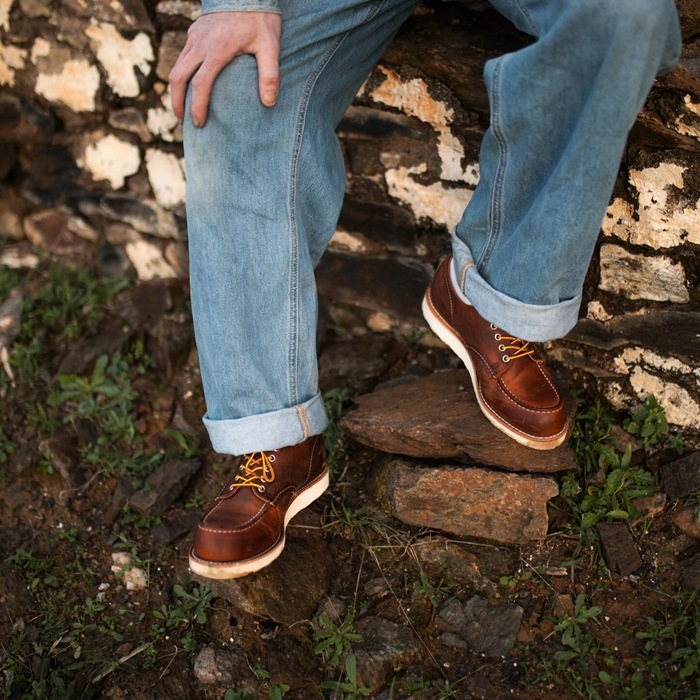 ��åɥ����� ������å����ե����� RED WING 8077 Copper Rough & Tough CLASSIC MOC OXFORD ���åѡ� ��ե���ɥ��� ���饷�å���å� ���å����ե����� �֡��� ��� �ܳ� ����֡��� �졼�����åץ֡��� ���ᥫ�� ����ꥫ�� ������