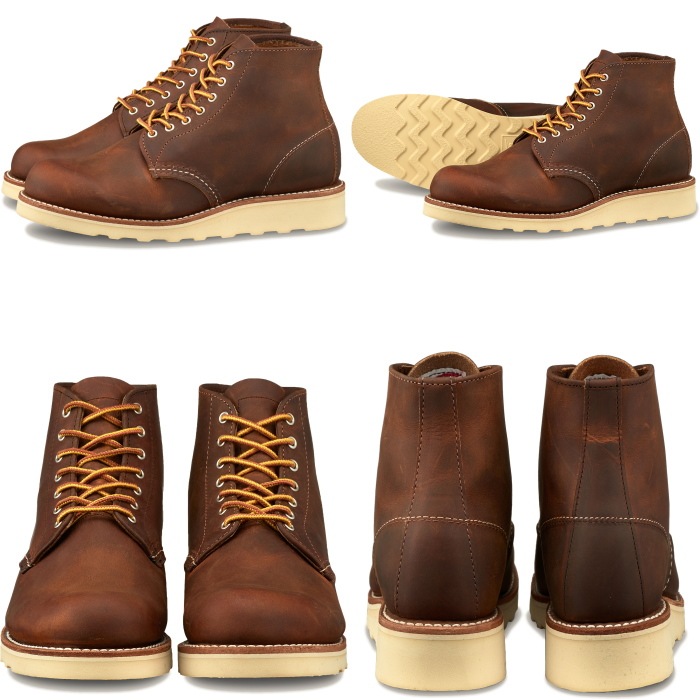 ��åɥ����� �֡��� ��ǥ����� �ܳ� RED WING 3451 ��Copper "Rough & Tough"�� 6" Round-toe ���åѡ� ��ա����� ����֡��� ������å��奻�å��� 