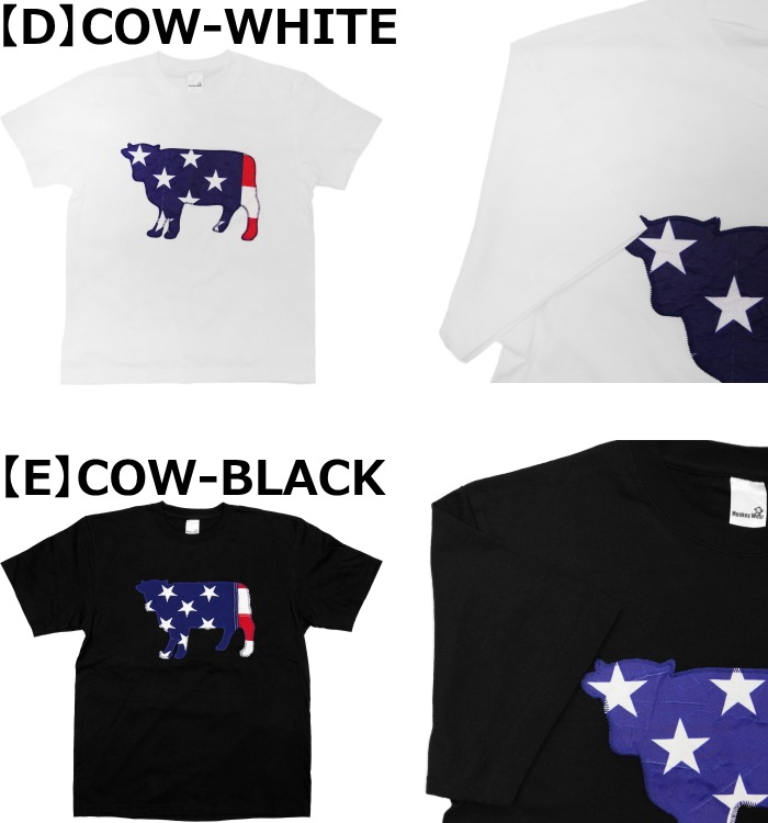 FootMonkey ORIGINAL US FLAG TEE �եåȥ�󥭡����ꥸ�ʥ� US������ơ����ե�å� T����� ��� Ⱦµ ���롼�ͥå� ��˥��å��� T-SHIRTS �ȥåץ� ���åȥ��� ������� Ⱦµ �� �� ���ᥫ�� ��󥺥ե��å���� ������ ��������