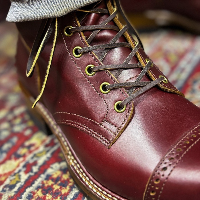 Locking Shoes by FootMonkey ���å��󥰥��塼�� �եåȥ�󥭡� CAP TOE LACE UP BOOTS TS-013 �磻�� ����åץȥ��졼�����åץ֡��� ����֡��� �ܳ� ��� ��� ��󥺥֡��� �����ȥɥ�