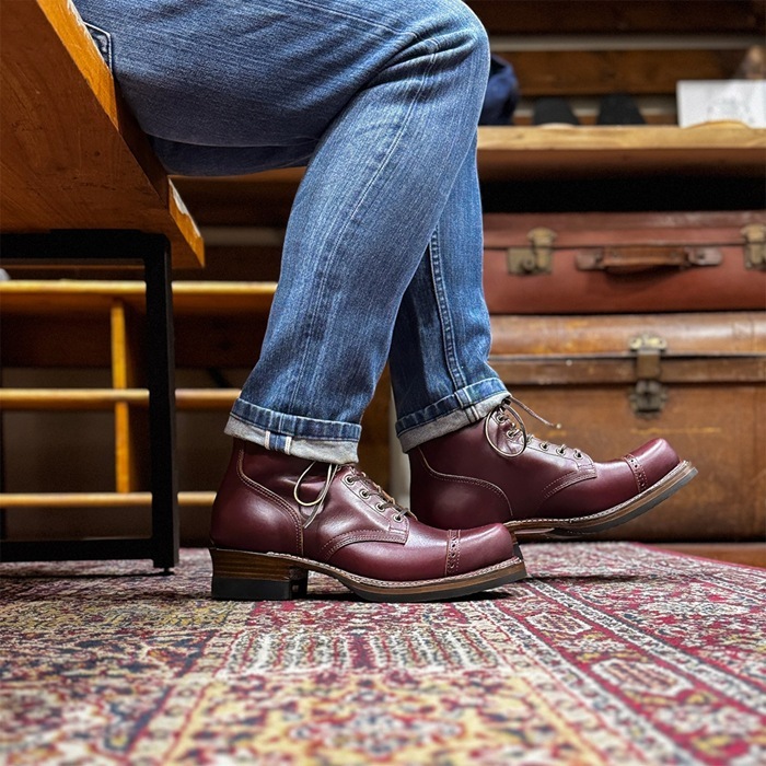 Locking Shoes by FootMonkey ���å��󥰥��塼�� �եåȥ�󥭡� CAP TOE LACE UP BOOTS TS-013 �磻�� ����åץȥ��졼�����åץ֡��� ����֡��� �ܳ� ��� ��� ��󥺥֡��� �����ȥɥ�