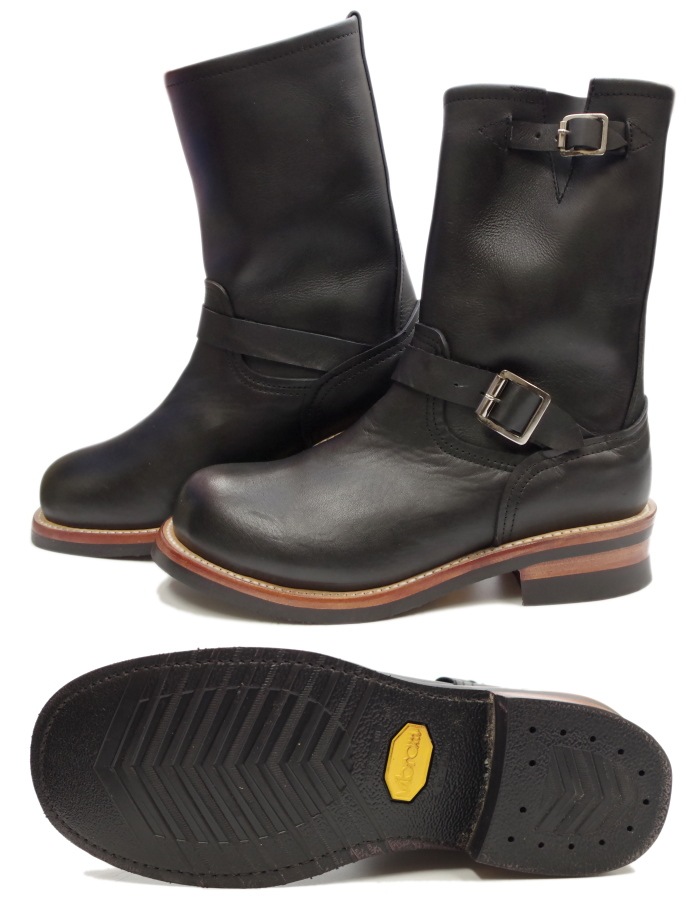 ��SALE��50��OFF�� �ԥ��ȥ�� ���󥸥˥��֡��� PISTOLERO 10"ENGINEER BOOTS 122-01 �֥�å� ���󥸥˥� ��� �ܳ� �֡��� ����֡��� ��������̵�� �ᥭ������ ����̵�� �ڤ������б���