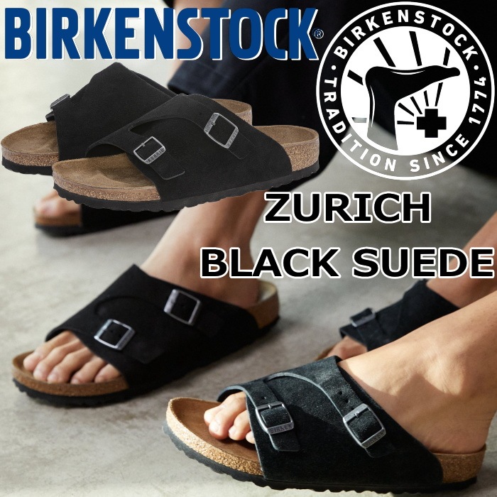 �ӥ륱�󥷥�ȥå� ���塼��å� BIRKENSTOCK ZURICH 1025045 �֥�å� �������� ���饤�ɥ������ �����奢�륷�塼�� ��� ������� ��ǥ����� ����åݥ� �����ȥɥ� ������ �롼�ॷ�塼�� �ɥ����� ���� ������ ����̵��
