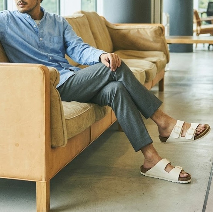 �ӥ륱�󥷥�ȥå� ���꥾�� BIRKENSTOCK ARIZONA 1027346 ���å������� ���饤�ɥ������ ��� ��ǥ����� ������� ��󥺥������ ���ȥ�åץ������ 