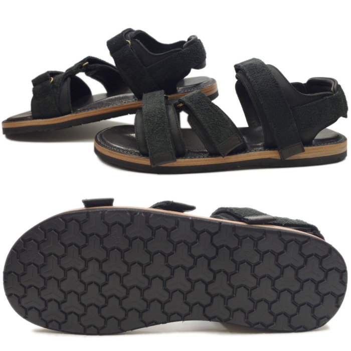 ��SALE��50��OFF�� WHEEL ROBE ������������� WANDERING SANDALS 15082S �֥�å����ꥳ�������� HORWEEN �ۡ������� ���ݡ��ĥ������ ������� ��� �쥶�� ������