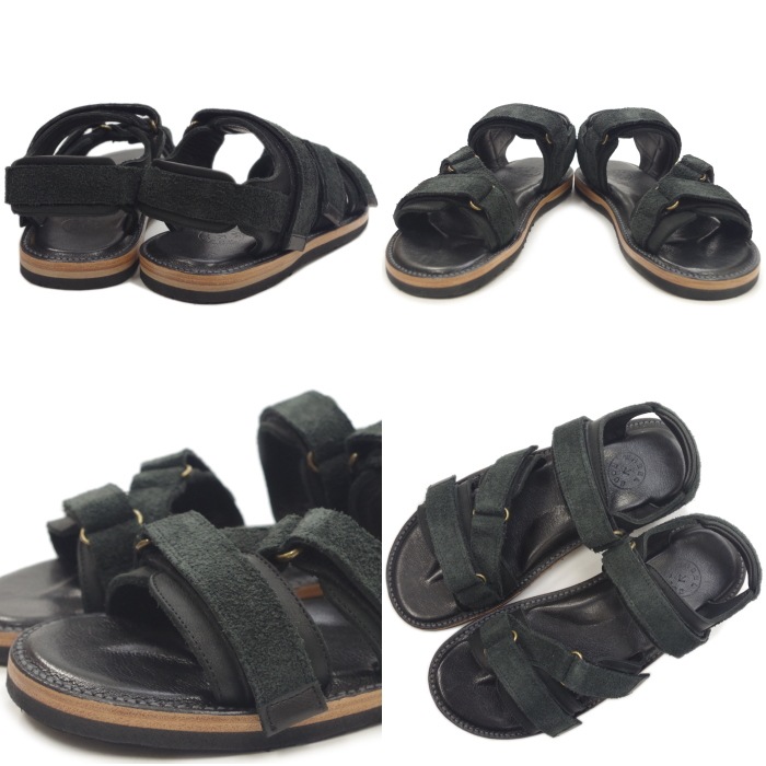 ��SALE��50��OFF�� WHEEL ROBE ������������� WANDERING SANDALS 15082S �֥�å����ꥳ�������� HORWEEN �ۡ������� ���ݡ��ĥ������ ������� ��� �쥶�� ������