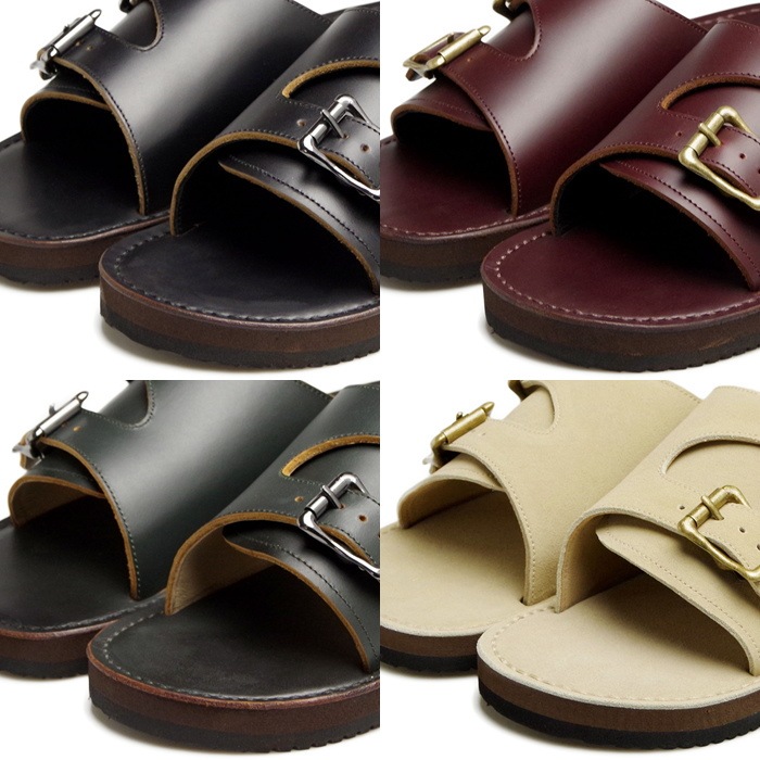 Locking Shoes by FootMonkey ���å��󥰥��塼�� �եåȥ�󥭡� DOUBLE MONK SANDALS TS-S-001 ���֥��󥯥������ �쥶��������� ������� ��� �� �쥶�� �����奢�� �����ȥɥ� ������ ��