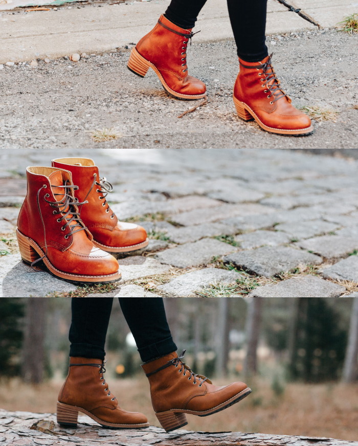 ��åɥ����� �֡��� ��ǥ����� �ܳ� RED WING 3406 ��Amber "Harness"�� CLARA ����� �졼�����åץ֡��� ��å��ȥ� ����С� �ϡ��ͥ� ����֡��� 