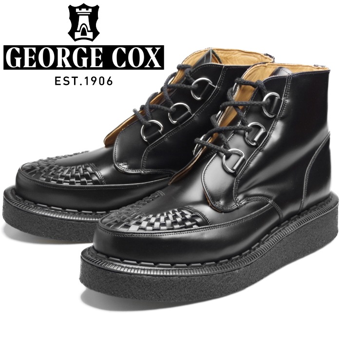GEORGE COX GIBSON ���硼�����å��� ���֥��� SKIPTON BOOT �����åץȥ� ��С������� 13327 �֥�å� D��� NO.5������ ���꡼�ѡ������� ��� ��ǥ����� ���� �ܳ� �֡��� �����奢�� ������桼�� ������� ���󥰥����� �쥶���֡���