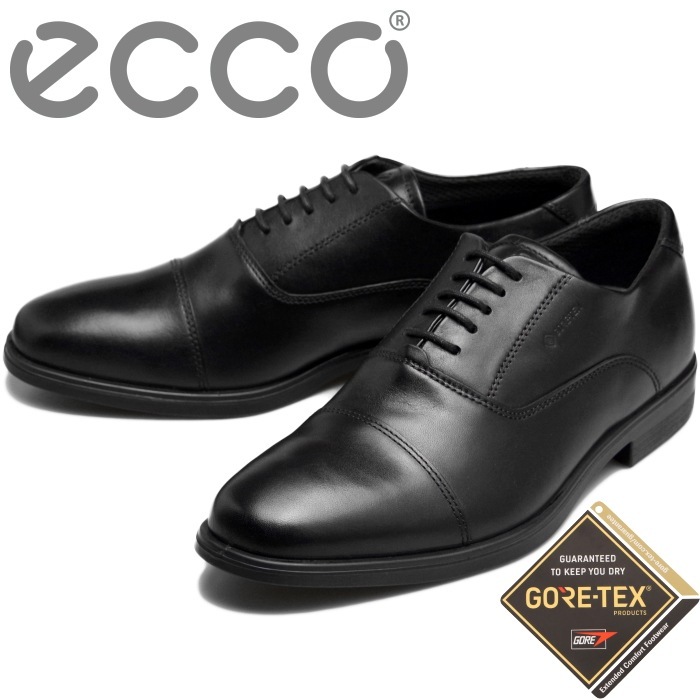 ecco MELBOURNE STRAIGHTTIP TIE GORE-TEX ������ ���ܥ�� �����ƥå��� 621924 ���ȥ졼�ȥ��åץ��塼�� �ӥ��ͥ����塼�� ��� �ܳ� ����åץȥ� ���å����ե����� �쥶�� �ɥ쥹 �����ɿ� ��