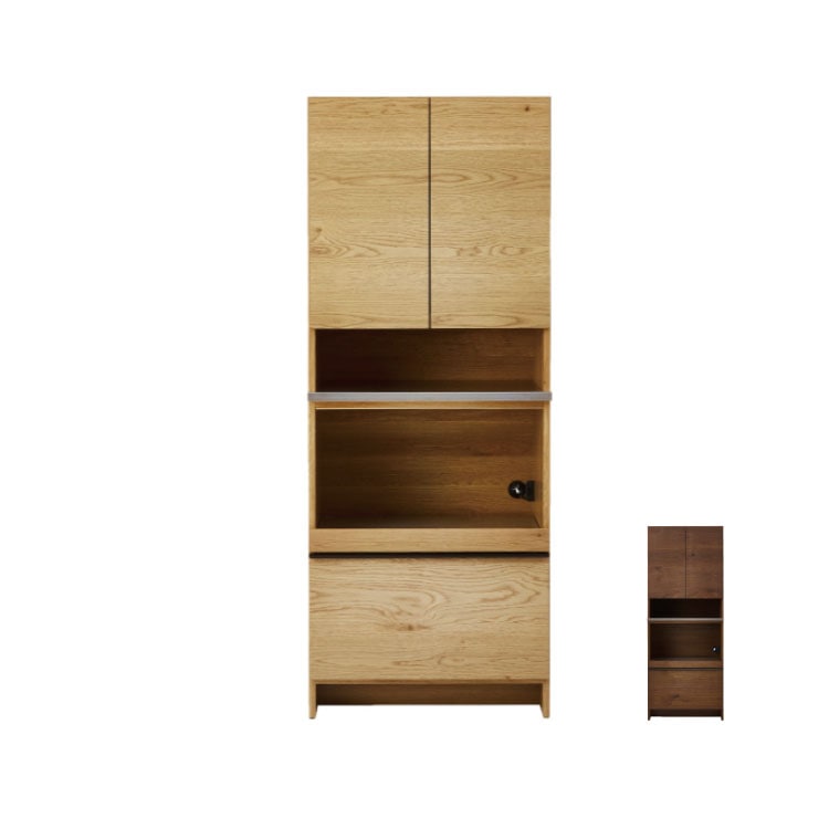 オウル Owl キッチンボード 食器棚 DB+RB 幅70cm