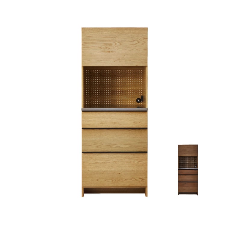 オウル Owl キッチンボード 食器棚 RB+DB 幅70cm