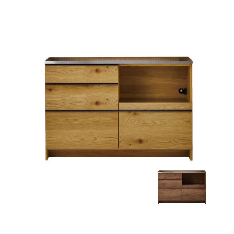 オウル Owl キッチンカウンター 幅140cm