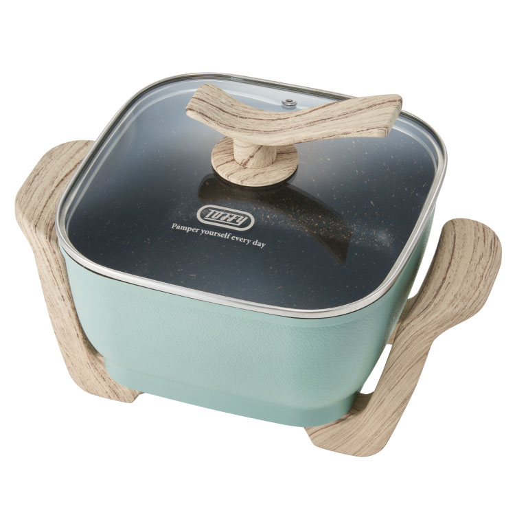 電気鍋 K-HP3 コンパクトマルチ電気鍋 煮る/焼く/蒸す/炒める/揚げる