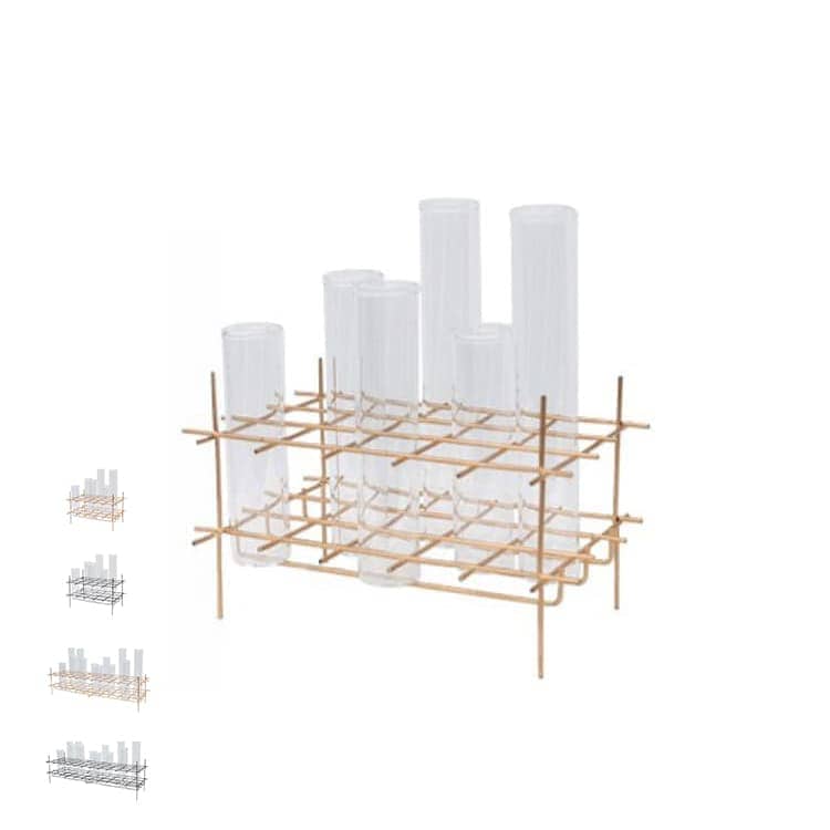 一輪挿し Bird's Nest glass test tube vase (S)(L) バーズネスト