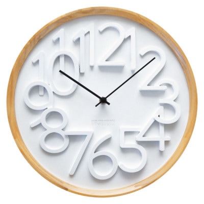 掛け時計 エルコミューン アンパサンドファクトリー AMP Std Clock Carving Series