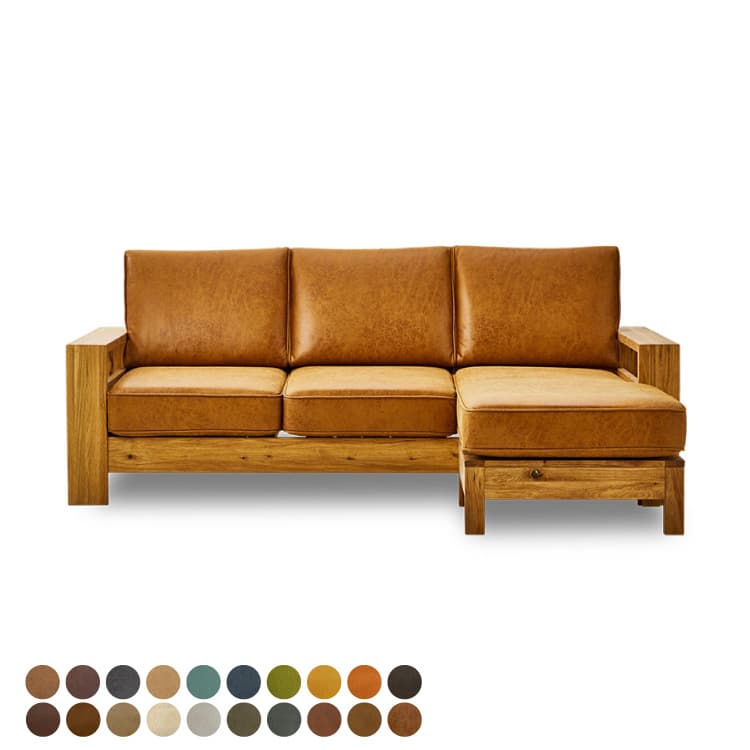 コパンⅡ　CopainsⅡ カウチソファ　（レザーテックス）